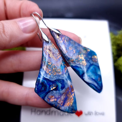 Seascape Serenade Earrings - Perfect Valentine's Day Bijou Earrings SweetyBijou Jewelry   