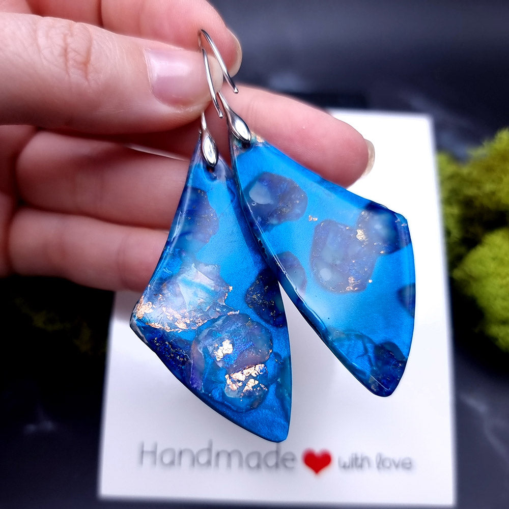 Seascape Serenade Earrings - Perfect Valentine's Day Bijou Earrings SweetyBijou Jewelry   