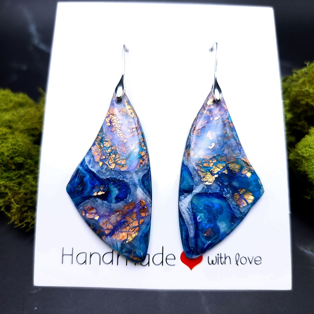 Seascape Serenade Earrings - Perfect Valentine's Day Bijou Earrings SweetyBijou Jewelry   