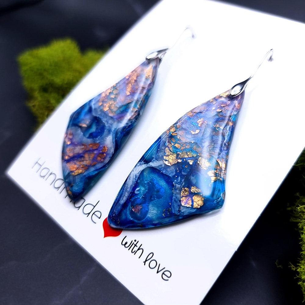 Seascape Serenade Earrings - Perfect Valentine's Day Bijou Earrings SweetyBijou Jewelry   