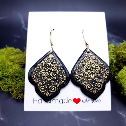 Baroque Elegance Earrings - Love-Inspired Gift Earrings SweetyBijou Jewelry   