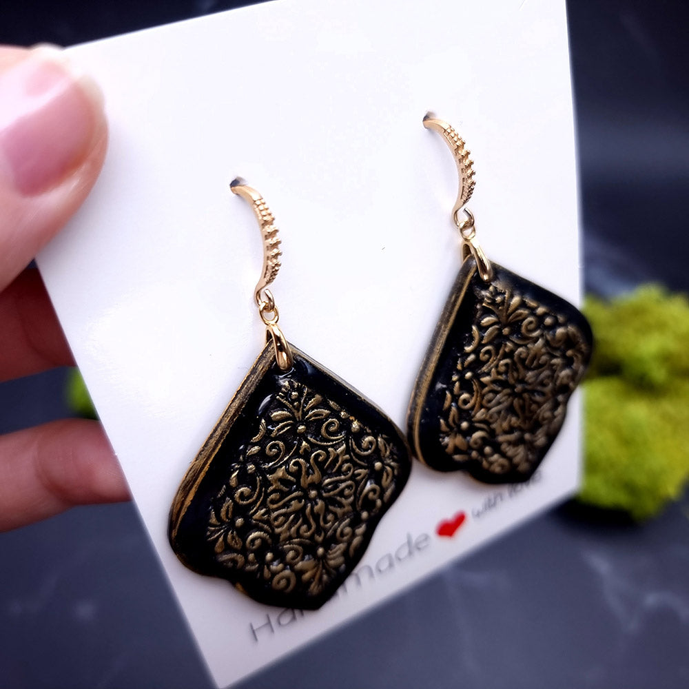 Bronze Filigree Earrings - Sophisticated Gift for Your Beloved Earrings SweetyBijou Jewelry   