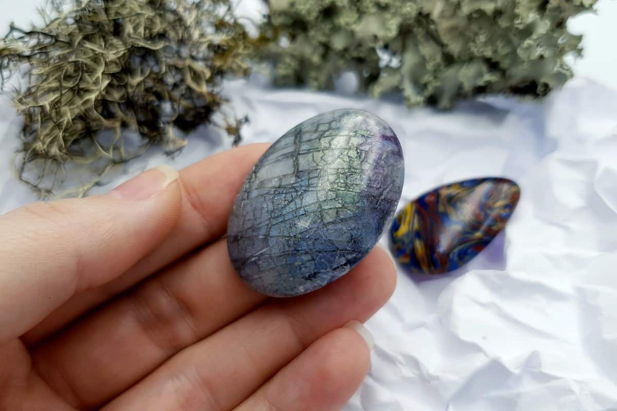 4 pcs Labradorite Pietersite Stone Mix (Set #4) Cabochons SweetyBijou Cabochons   