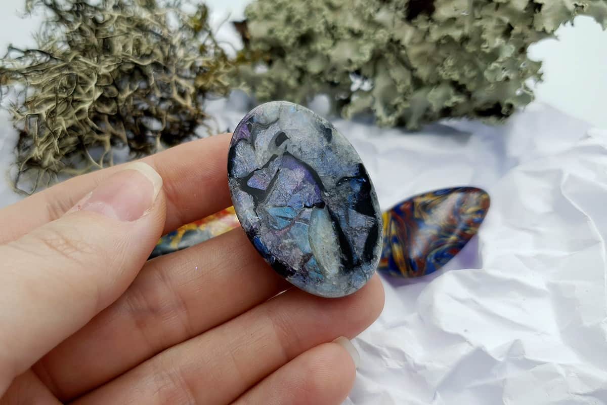4 pcs Labradorite Pietersite Stone Mix (Set #4) Cabochons SweetyBijou Cabochons   