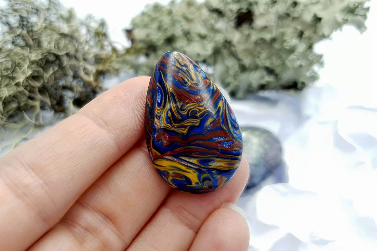 4 pcs Labradorite Pietersite Stone Mix (Set #4) Cabochons SweetyBijou Cabochons   