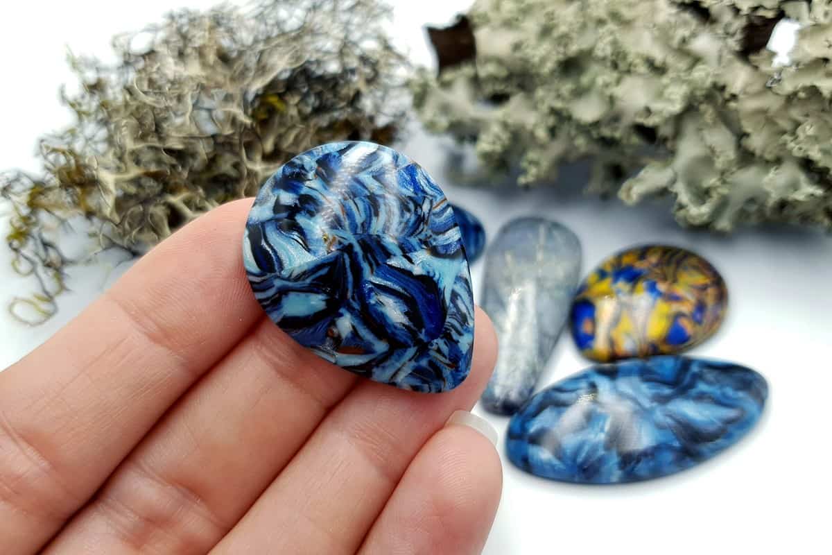 6 pcs Labradorite Pietersite Stone Mix (Set #5) Cabochons SweetyBijou Cabochons   