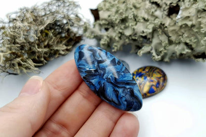 6 pcs Labradorite Pietersite Stone Mix (Set #5) Cabochons SweetyBijou Cabochons   