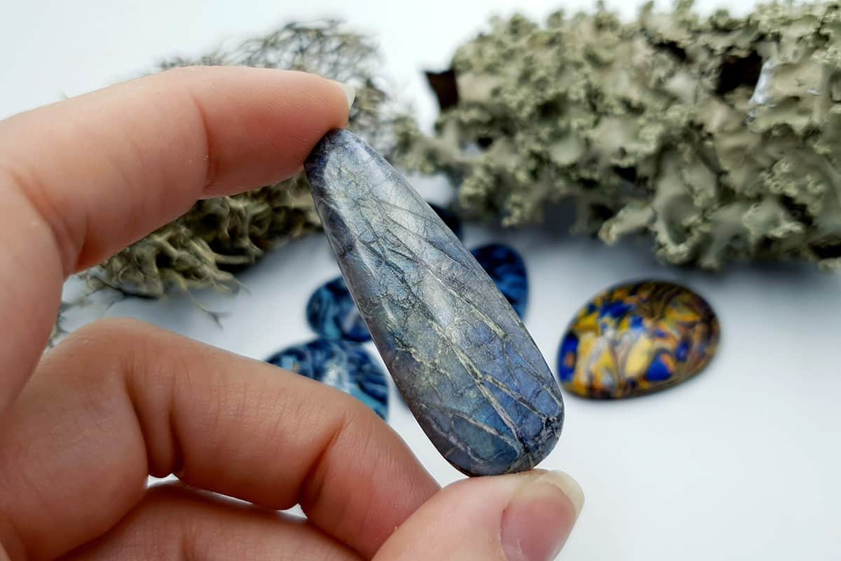 6 pcs Labradorite Pietersite Stone Mix (Set #5) Cabochons SweetyBijou Cabochons   