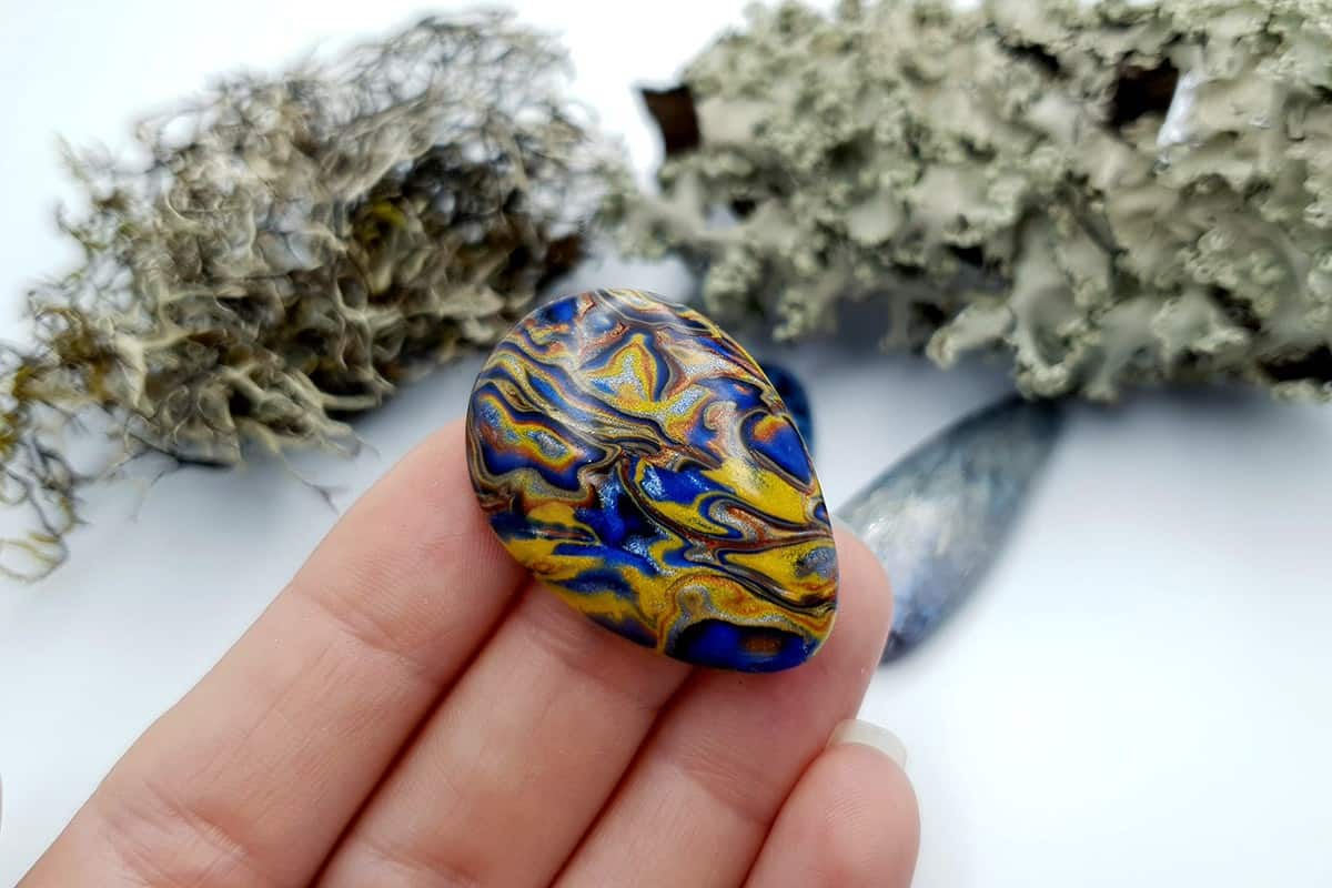 6 pcs Labradorite Pietersite Stone Mix (Set #5) Cabochons SweetyBijou Cabochons   