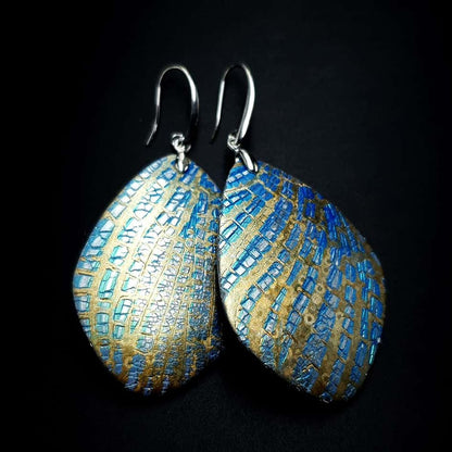 Large Frozen Petals Earrings Earrings SweetyBijou Jewelry Default Title  