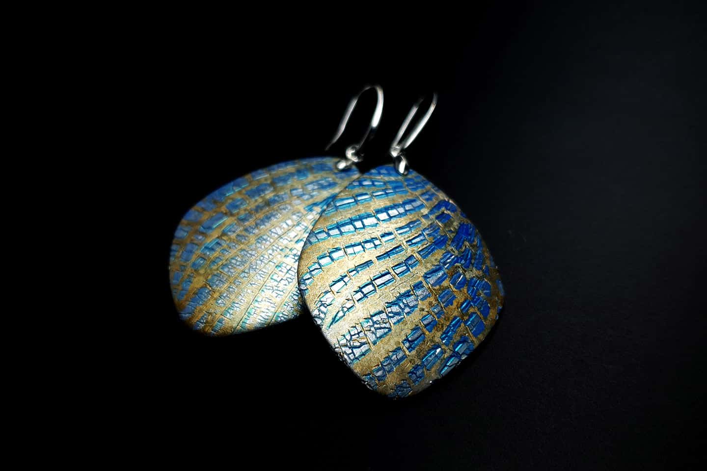 Large Frozen Petals Earrings Earrings SweetyBijou Jewelry   