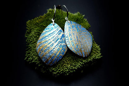 Large Frozen Petals Earrings Earrings SweetyBijou Jewelry   