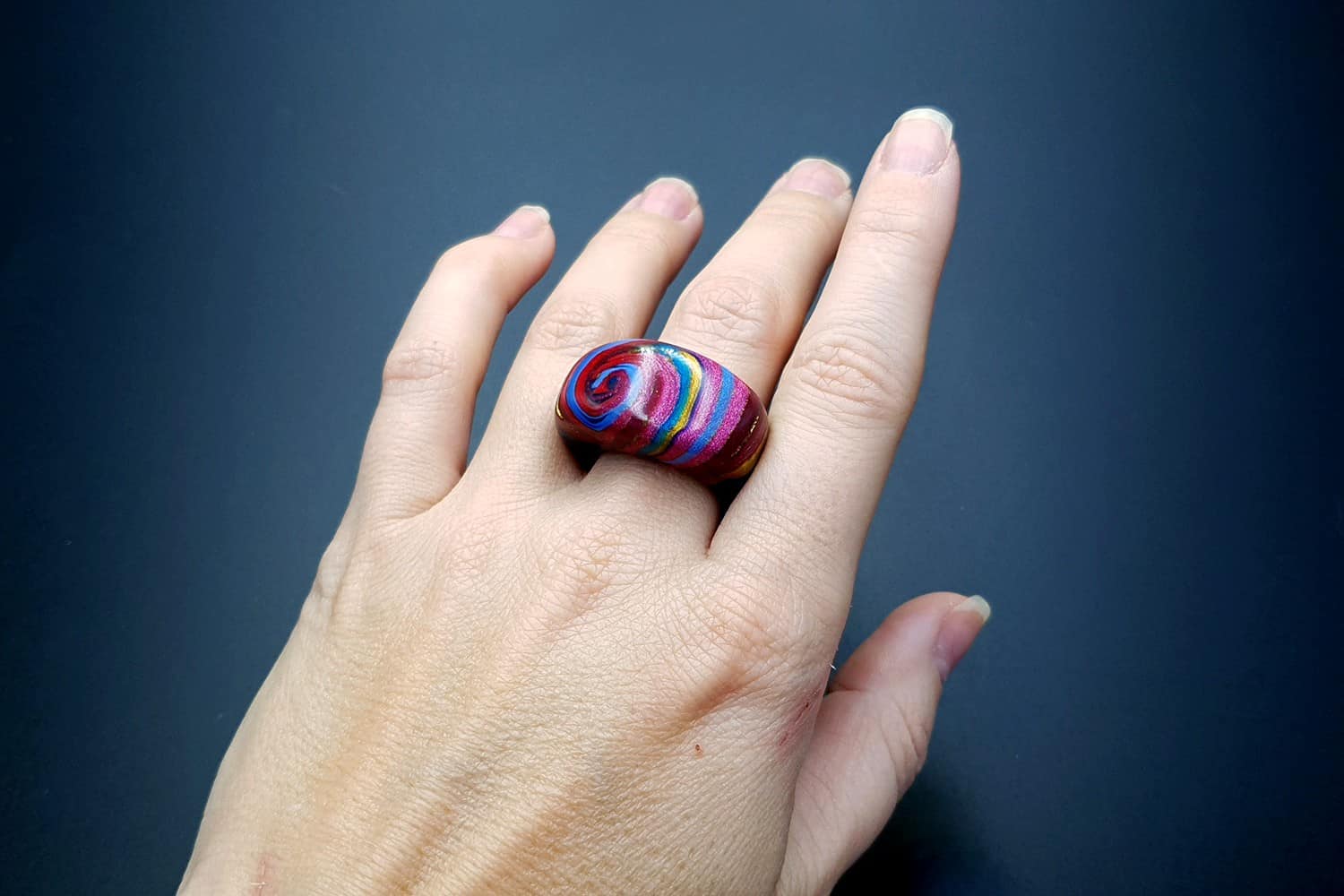 "Magic Swirl" Ring Ring SweetyBijou Jewelry   