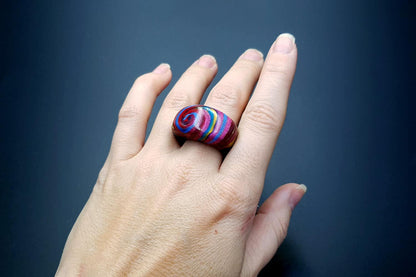 "Magic Swirl" Ring Ring SweetyBijou Jewelry   