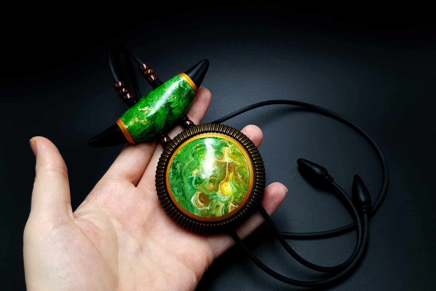 The Magic Forest - Long Pendant Pendant SweetyBijou Jewelry   