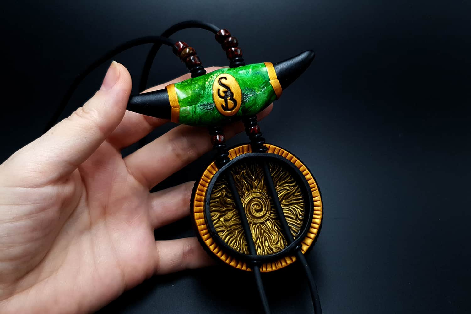 The Magic Forest - Long Pendant Pendant SweetyBijou Jewelry   