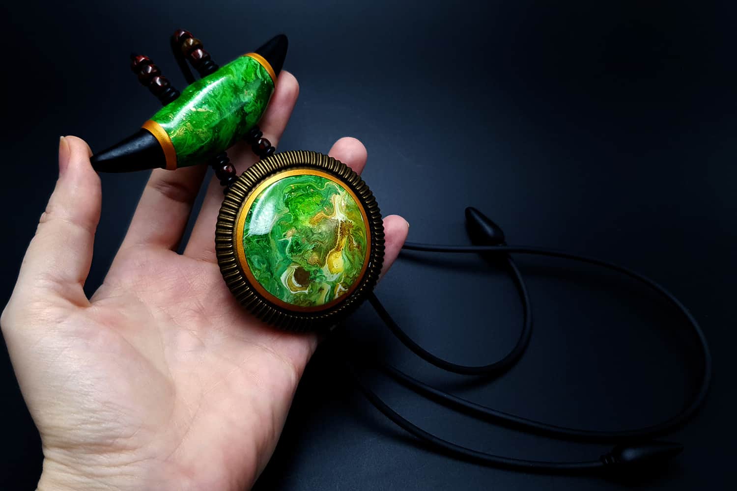 The Magic Forest - Long Pendant Pendant SweetyBijou Jewelry   