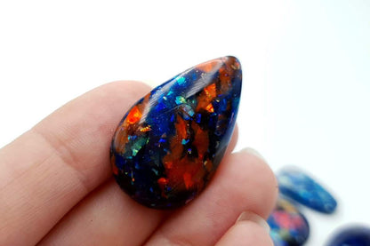 6 pcs Faux Opal in Mix Style (Set #2) Cabochons SweetyBijou Cabochons   