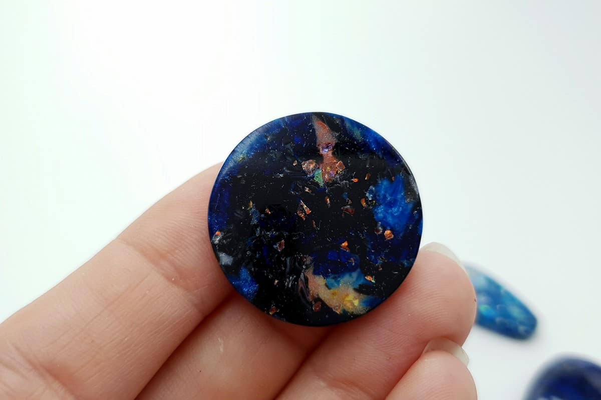 6 pcs Faux Opal in Mix Style (Set #2) Cabochons SweetyBijou Cabochons   