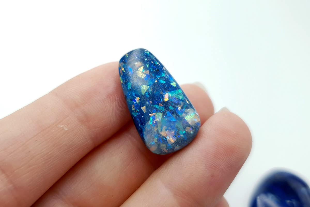 6 pcs Faux Opal in Mix Style (Set #2) Cabochons SweetyBijou Cabochons   