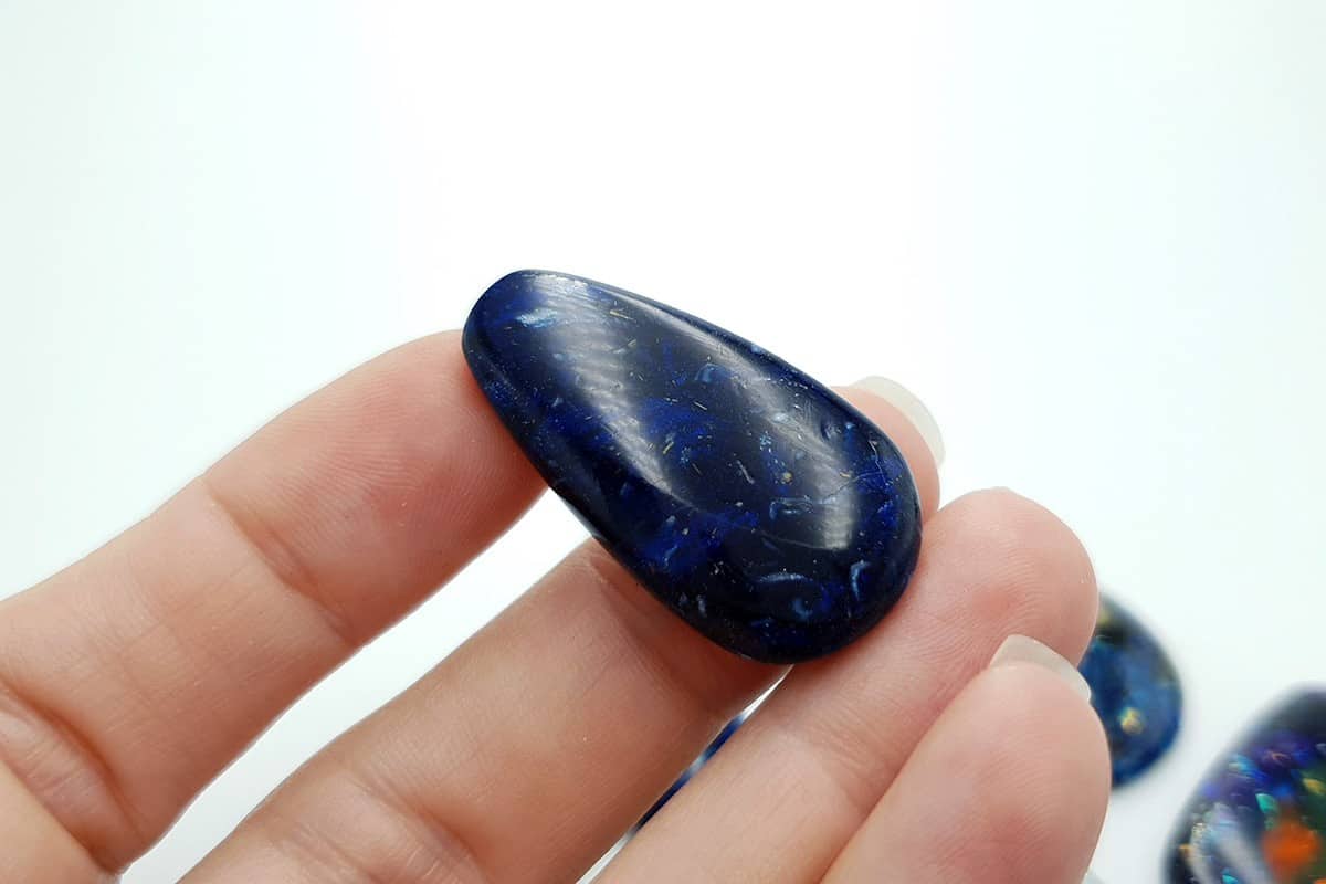 6 pcs Faux Opal in Mix Style from Polymer Clay (#3) Cabochons SweetyBijou Cabochons   