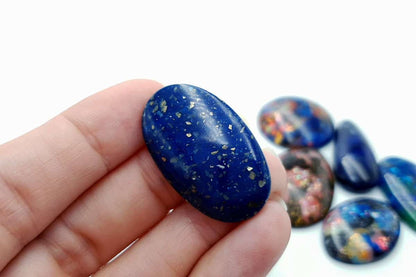 6 pcs Faux Opal in Mix Style from Polymer Clay (#4) Cabochons SweetyBijou Cabochons   