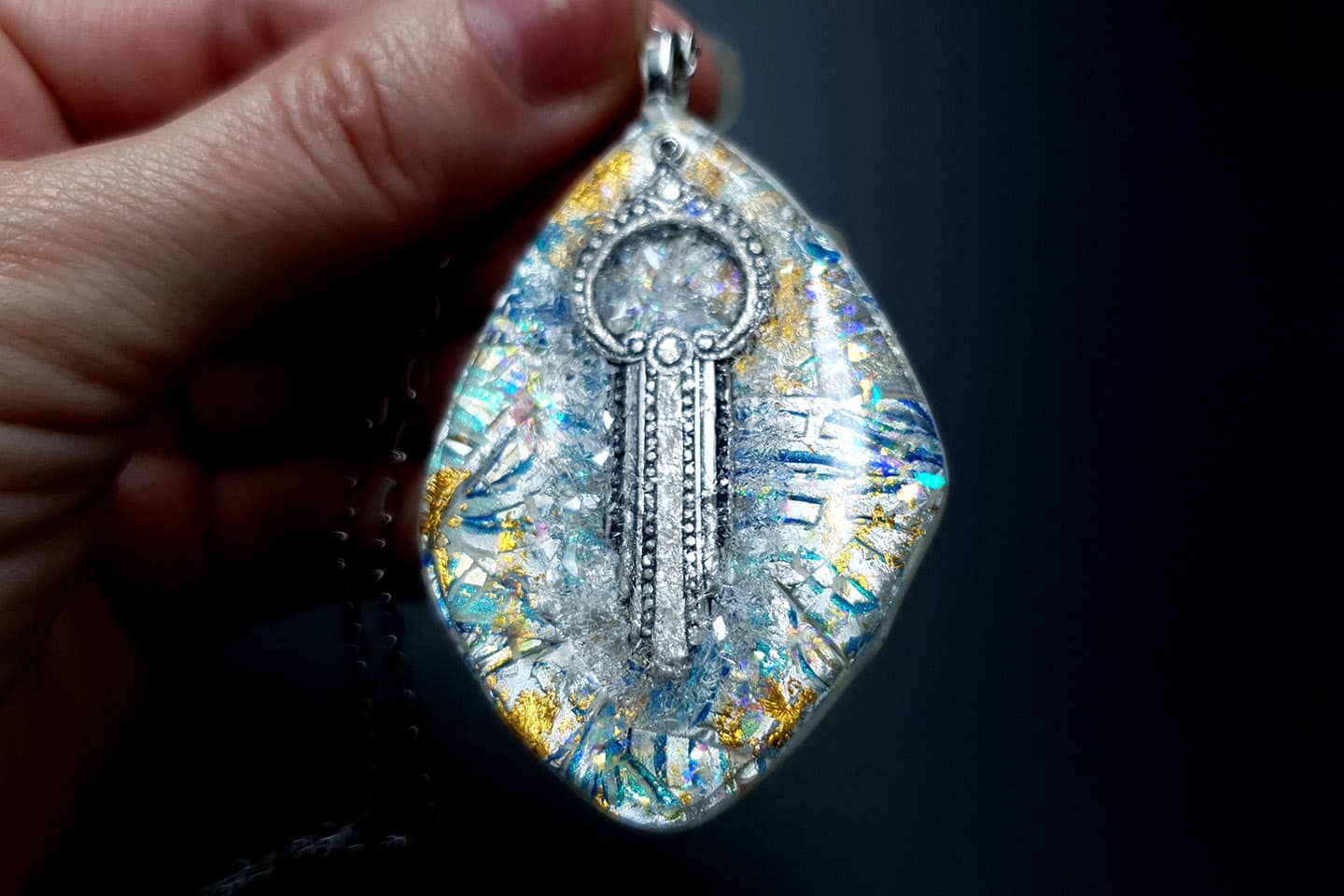 Pendant Magic in the Ice Pendant SweetyBijou Jewelry   