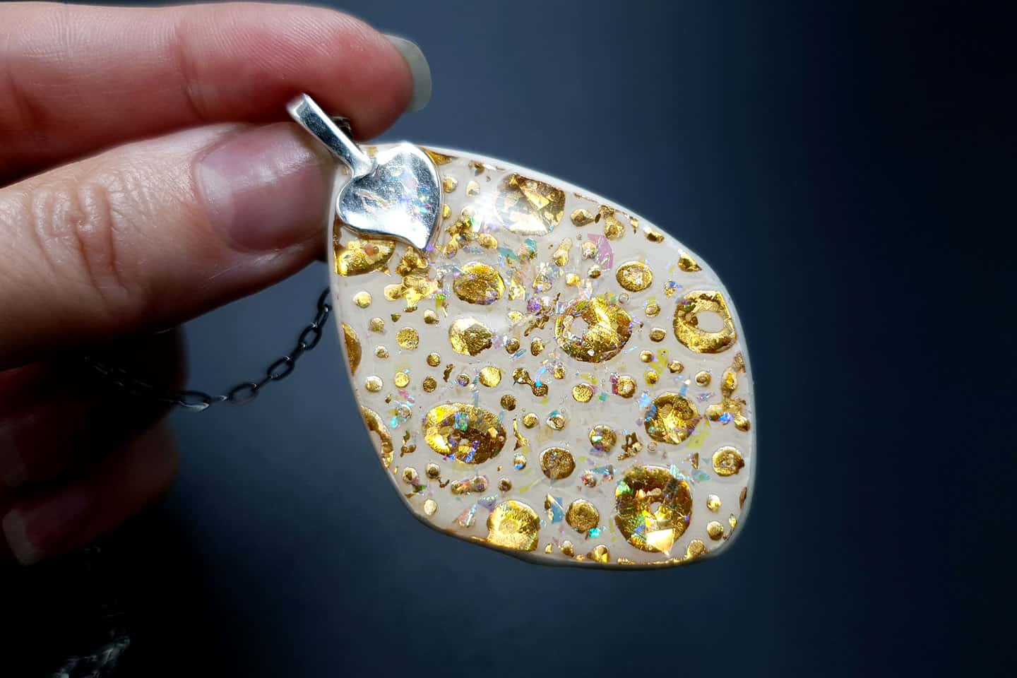 Pendant Magic in the Ice Pendant SweetyBijou Jewelry   