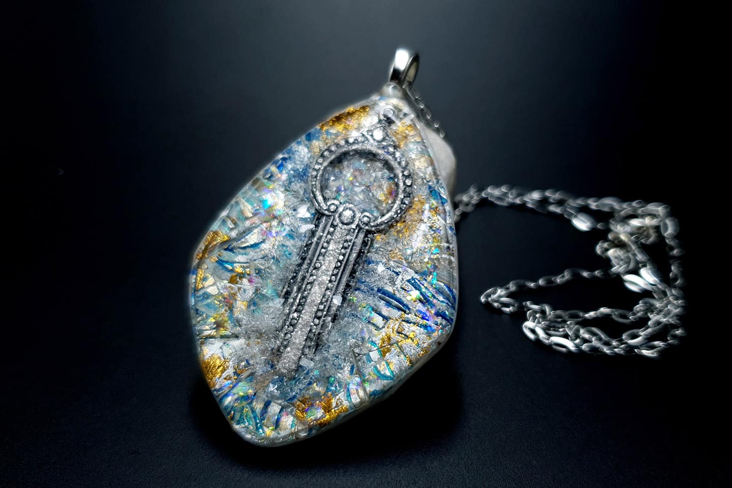 Pendant Magic in the Ice Pendant SweetyBijou Jewelry   