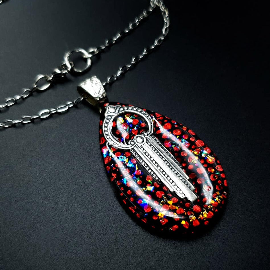 Pendant Waterfall Art Deco Pendant SweetyBijou Jewelry Default Title  