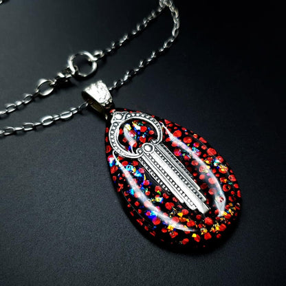 Pendant Waterfall Art Deco Pendant SweetyBijou Jewelry Default Title  