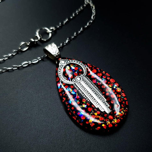 Pendant Waterfall Art Deco Pendant SweetyBijou Jewelry Default Title  