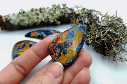 3 pcs Faux Pietersite Stones from Polymer Clay (#3) Cabochons SweetyBijou Cabochons   