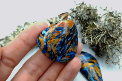 3 pcs Faux Pietersite Stones from Polymer Clay (#4) Cabochons SweetyBijou Cabochons   