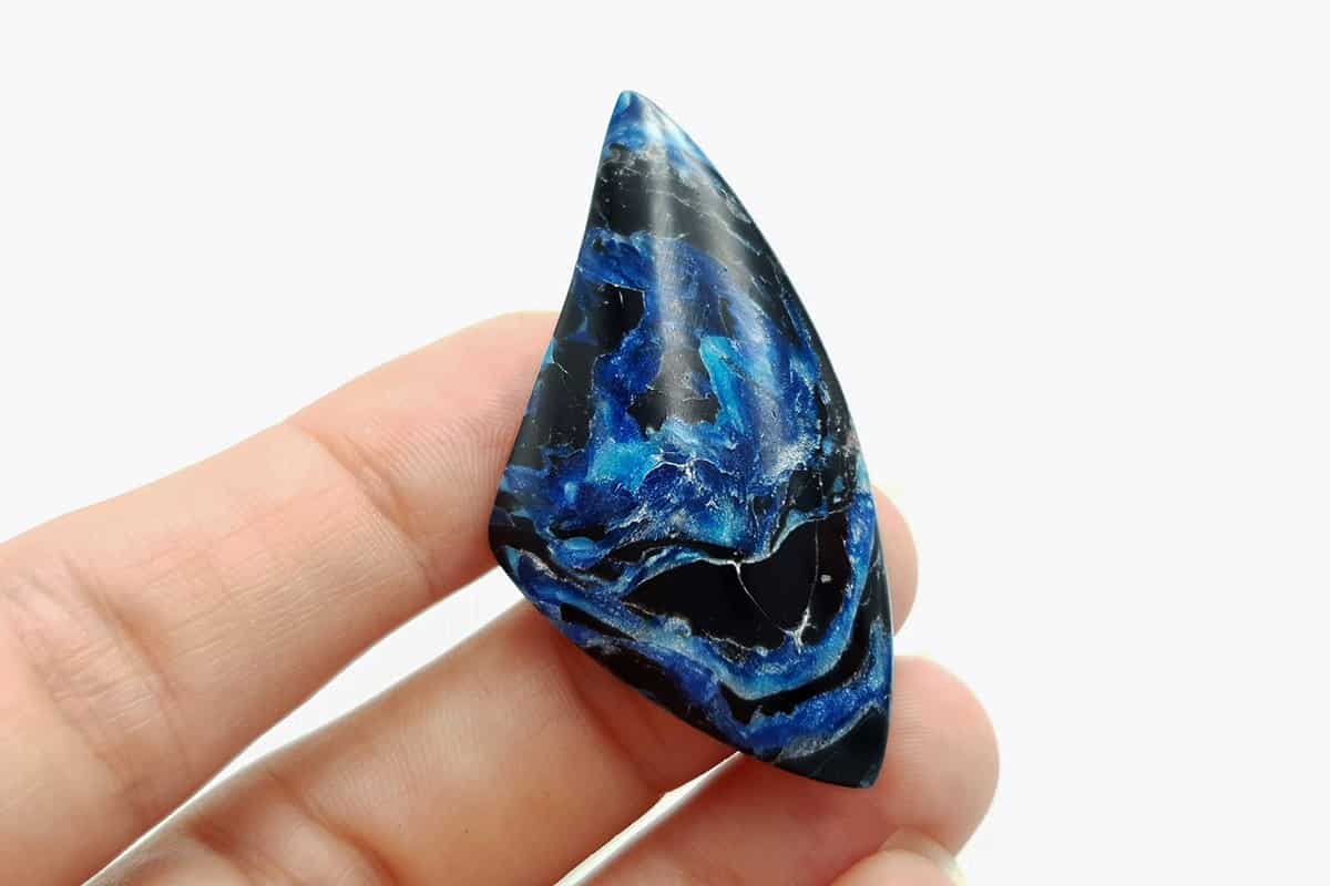 4 pcs Faux Pietersite Stones from Polymer Clay (#9) Cabochons SweetyBijou Cabochons   