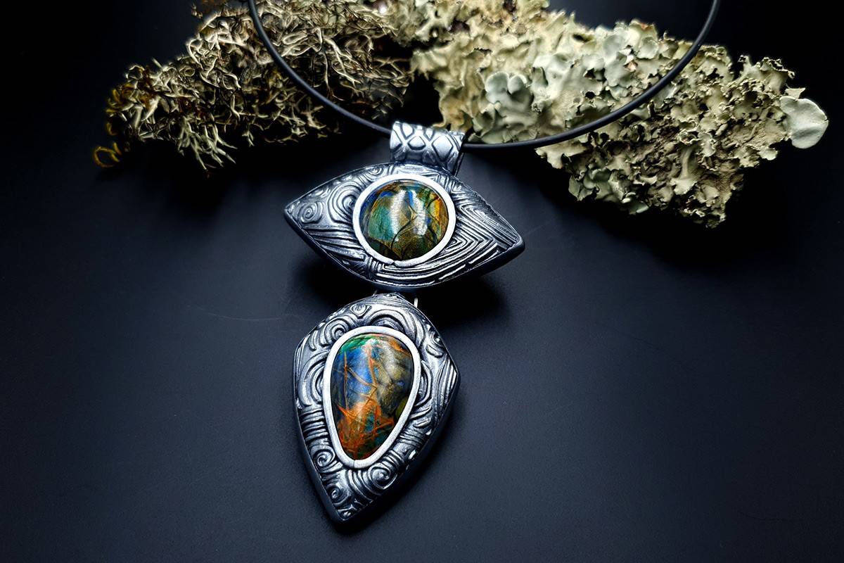 Polymer Clay Pendant Pendant SweetyBijou Jewelry   