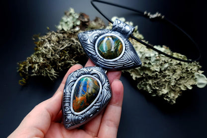 Polymer Clay Pendant Pendant SweetyBijou Jewelry   