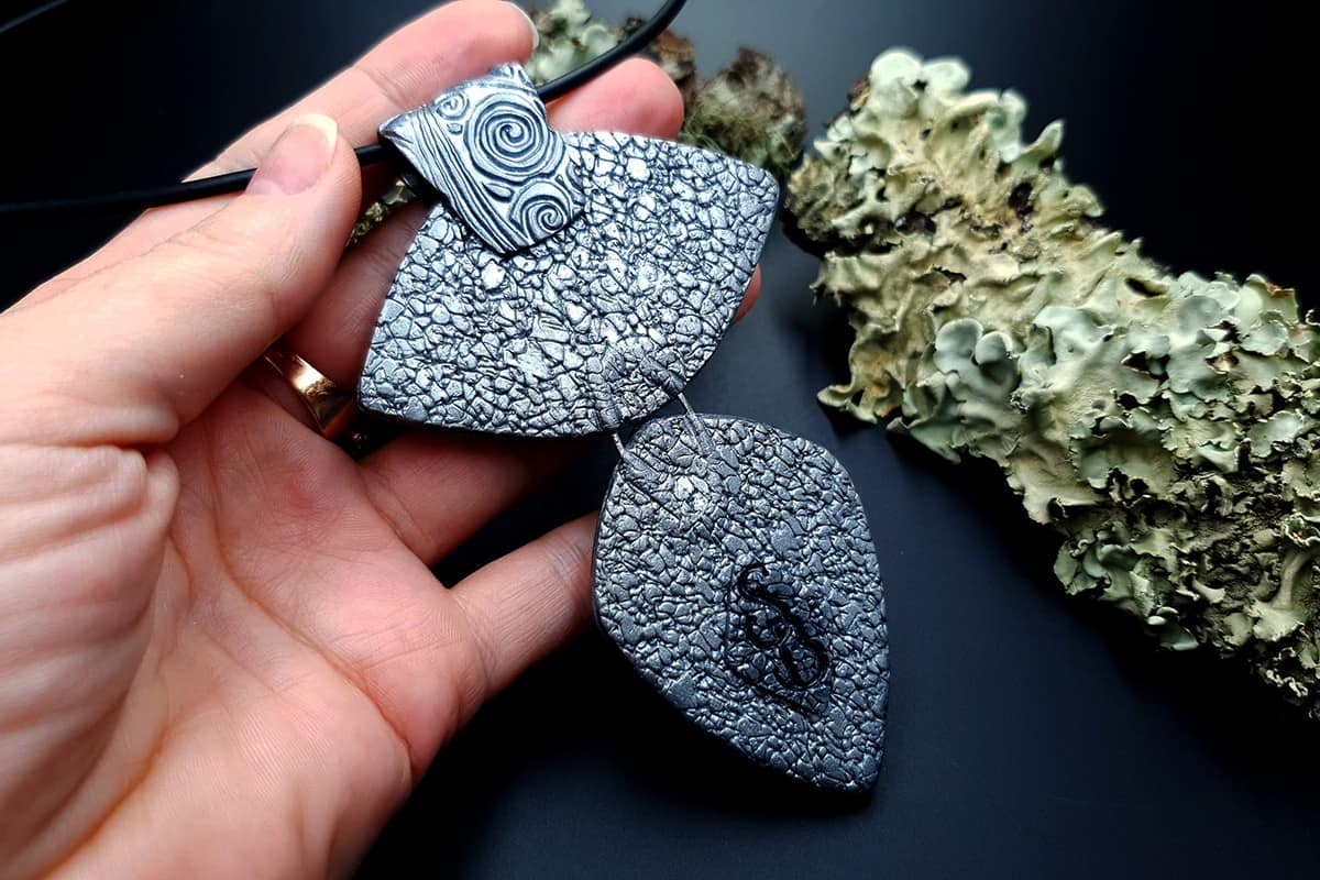 Polymer Clay Pendant Pendant SweetyBijou Jewelry   