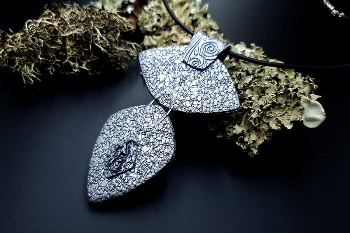 Polymer Clay Pendant Pendant SweetyBijou Jewelry   