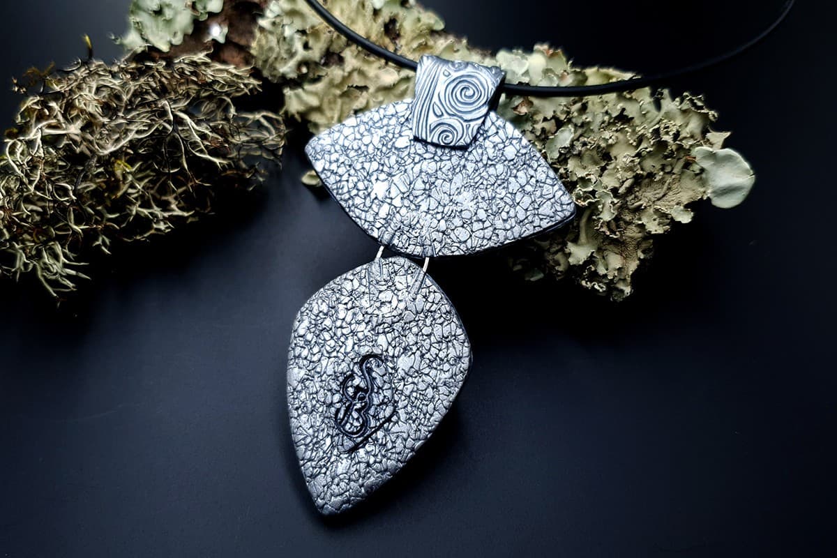 Polymer Clay Pendant Pendant SweetyBijou Jewelry   