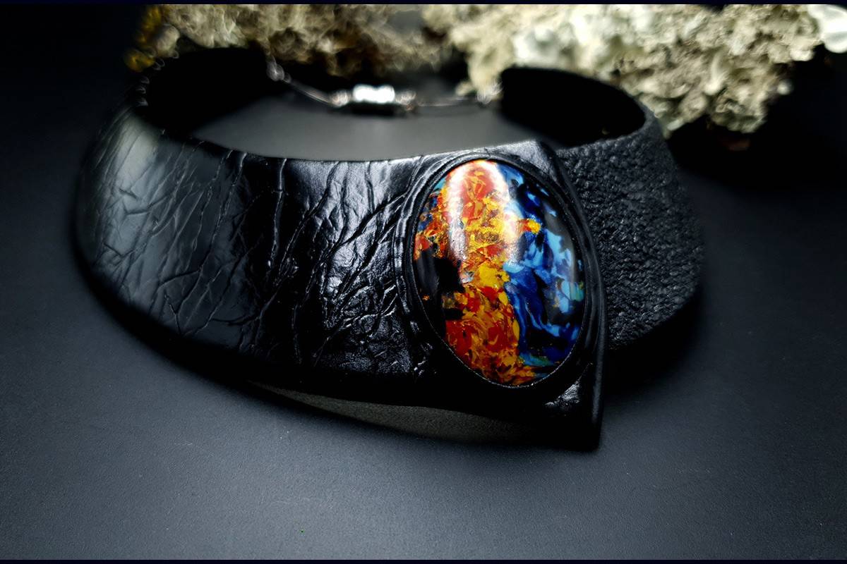 Polymer Clay Necklace #15 Necklace SweetyBijou Jewelry   