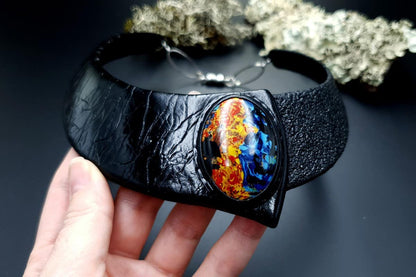 Polymer Clay Necklace #15 Necklace SweetyBijou Jewelry   