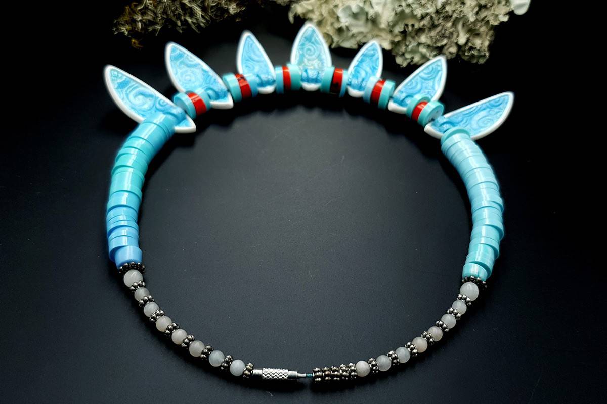 Polymer Clay Necklace #18 Necklace SweetyBijou Jewelry   