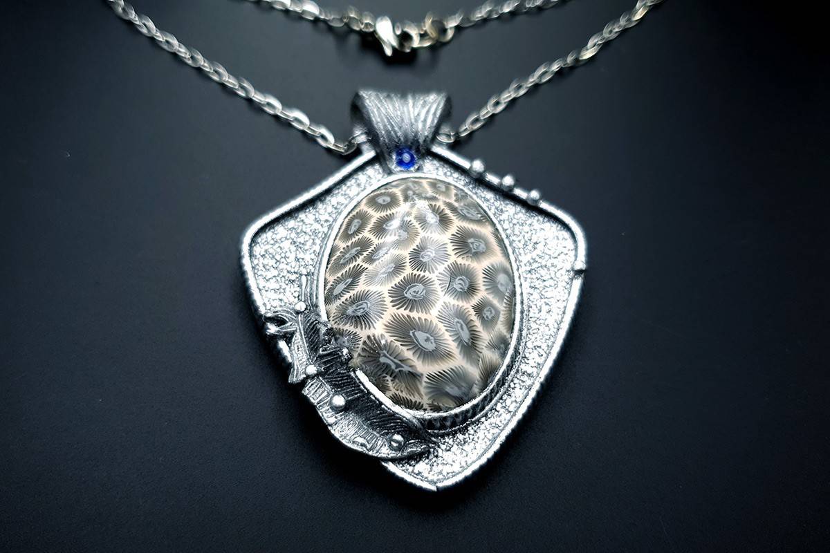 Polymer clay Pendant #3 Pendant SweetyBijou Jewelry   