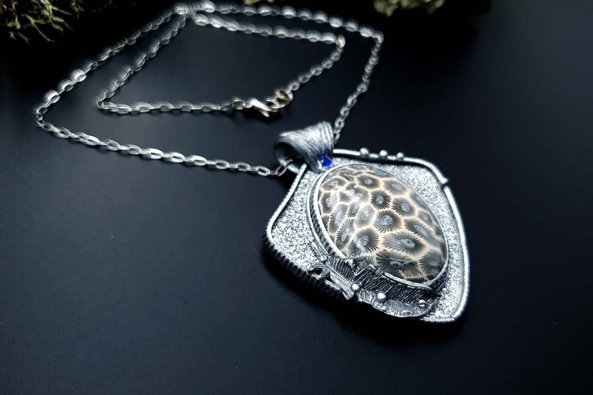 Polymer clay Pendant #3 Pendant SweetyBijou Jewelry   