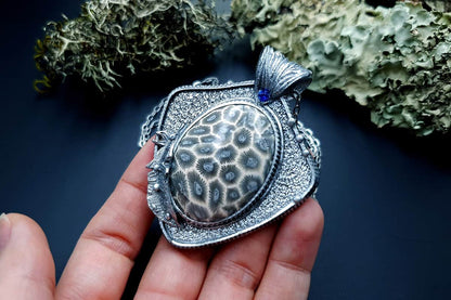 Polymer clay Pendant #3 Pendant SweetyBijou Jewelry   