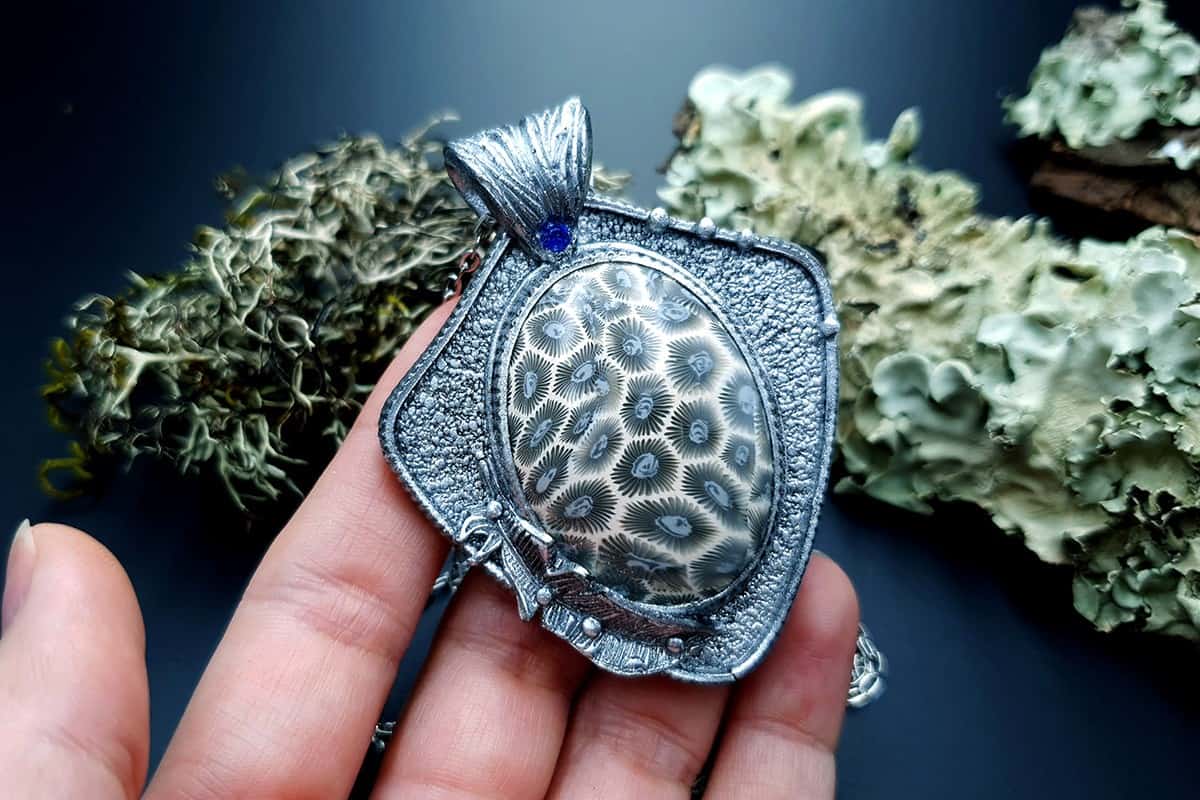 Polymer clay Pendant #3 Pendant SweetyBijou Jewelry   