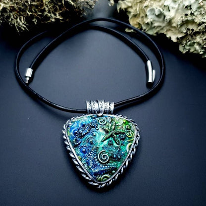 Polymer clay Pendant "Under the Sea" Pendant SweetyBijou Jewelry Default Title  