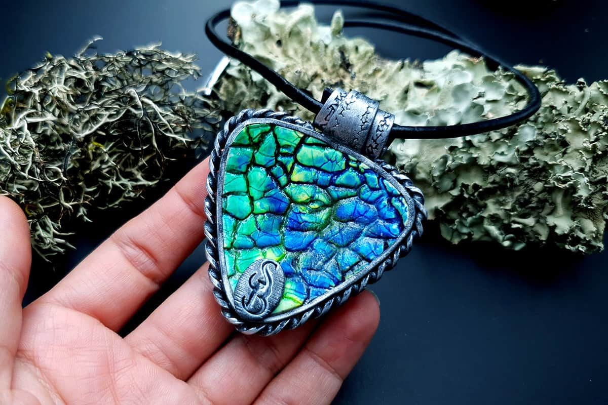 Polymer clay Pendant "Under the Sea" Pendant SweetyBijou Jewelry   