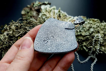 Blue Ammonite Pendant Pendant SweetyBijou Jewelry   